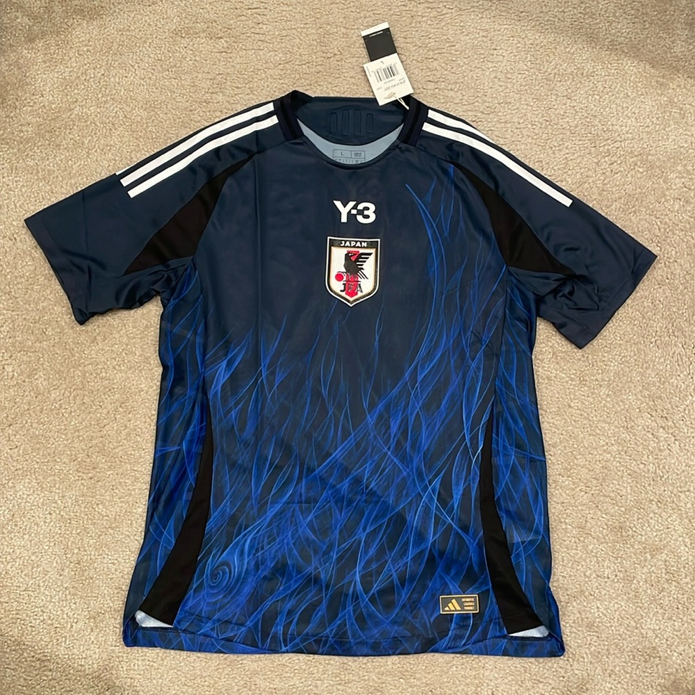 Men's Authentic adidas Japan Home Jersey 2024 blue size L NWT